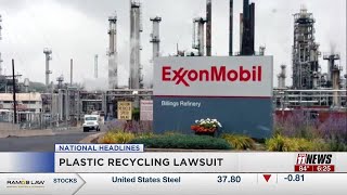 California sues ExxonMobil claiming oil company pushed misleading claims about recycling [upl. by Cazzie864]