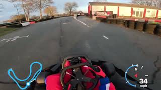 Onboard laps Stretton karting private session [upl. by Jessee]