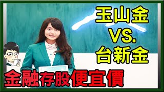 【金融股分析】玉山金、台新金要挑哪一檔便宜價、合理價、昂貴價分別是多少哪一檔是績優股，報酬最高│玉山金、台新金哪一檔最適合存股 穩定配息10年以上│殖利率為定存的5倍以上 [upl. by Llerreg12]