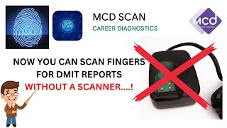 MCD SCAN TUTORIAL No Scanner Required To get Finger Prints For DMIT [upl. by Letnohc]