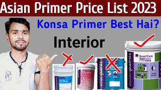 Asian All Interior Wall Primer Price amp Review  Asian Paints Best Wall Primer [upl. by Elohc647]