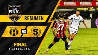 Resumen Alajuelense 10 Saprissa  Final Ida  Clausura 2024 [upl. by Swirsky]