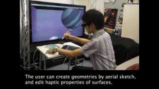 Haptic Editor  SIGGRAPH ASIA 2012 Emerging Technologies [upl. by Blackburn]