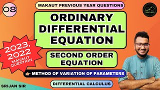 Lec08 Method of Variation of Parameter  Wronskian  Differential Equation  Differential Calculus [upl. by Kora526]