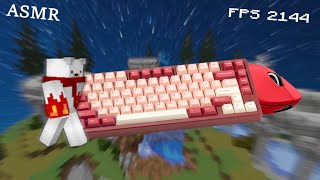 Keyboard amp Mouse ASMR  Minecraft Bedwars [upl. by Navnod372]