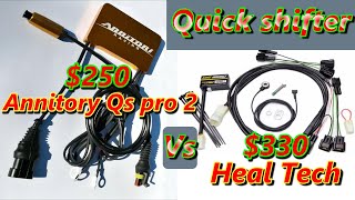 Annitori qs pro 2 Vs Heal Tech Quick shifter Pros and cons [upl. by Rihaz]