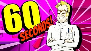 The SECRET SPACE SHIP and CRAZY SCIENTIST ENDING  60 Seconds Gameplay [upl. by Athelstan604]