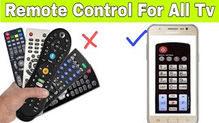 Remote control for all TV  smartphone ko TV remote kaise banaye  TV remote control app [upl. by Allemaj]