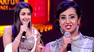 Nikki Galrani amp Sanjjanaa Galrani lit up the South Movie Awards stage with their incredible bond [upl. by Puritan224]