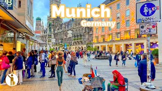 Munich Germany 🇩🇪  Exploring Europes Best Cities  4k HDR 60fps Walking Tour ▶35min [upl. by Marthena955]