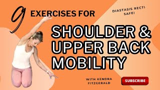 9 shoulder and upper back mobility exercises  Kendra Fitzgerald [upl. by Mclaughlin453]