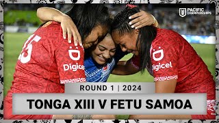 Pacific Championships 2024  Tonga XIII v Fetu Samoa  Full Match Replay [upl. by Morlee730]