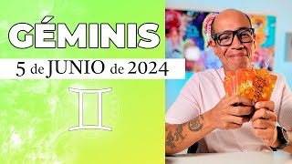 GÉMINIS  Horóscopo de hoy 5 de Junio 2024  Ojalá te vieras a través de sus ojos géminis [upl. by Gregg]