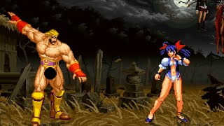 【Mugen】Krauser Team VS Hotaru Team——High Level Gameplay [upl. by Froma]