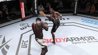 UFC 271  Jared Cannonier vs Derek Brunson  UFC Middleweight Bout 2122022 Full Match  UFC 4 [upl. by Aniz432]