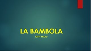 La Bambola Patty Pravo acordes de guitarra [upl. by Ydoj]