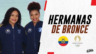 NAISI DAJOMES Y ANGIE PALACIOS HERMANAS DE ORO CON MEDALLAS DE BRONCE EN PARÍS FESTEJOS [upl. by Wahlstrom]