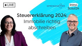 Steuererklärung 2024 Mietimmobilie richtig abschreiben und Steuern sparen [upl. by Sweet668]