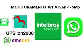 UPSILON 2000  NOBREAK INTELBRAS  WHATSAPP  SMS  MONITORAMENTO [upl. by Doersten]