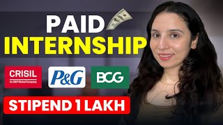 Paid Internships 2024 ➤Apply Now 🔥  OffCampus Jobs Alert 💼 Career Opportunities [upl. by Onitnatsnoc820]