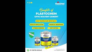 Benefit of Plastochem CPVC Solvent Cement shorts [upl. by Yelha724]