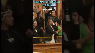 Māori MPs Halt Parliament with Haka [upl. by Cutcheon]