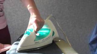 Air cadet instructional video  How to iron your trousers [upl. by Esylla]