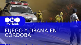 INCENDIOS en CÓRDOBA vecinos CARA a CARA con el FUEGO  Telefe Noticias [upl. by Burrill]