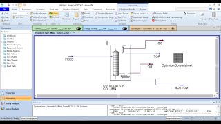 Optimization of benzene and toluene process using Aspen HYSYS [upl. by Eltsyek]