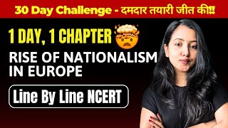 RISE OF NATIONALISM IN EUROPE FULL CHAPTER  CLASS 10 HISTORY  WITH PYQs  SHUBHAM PATHAK class10 [upl. by Aneed]