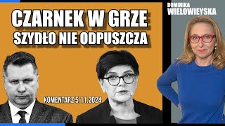 Czarnek w grze Szydło nie odpuszcza  Dominika Wielowieyska komentarz 5112024 [upl. by Nishi]