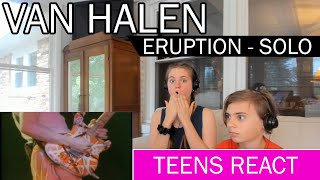 Van Halen  Eruption Solo  Teens Reaction  Live 1986 [upl. by Asseram281]