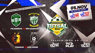 AO VIVO  SEMIFINAIS CAMPEONATO BREVENSE DE FUTSAL 2024  2ª DIVISÃO [upl. by Aidiruy]