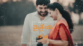 Akasam enatido  Mythreya amp Sruthi  Pre Wedding Cinematic film [upl. by Renie]