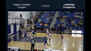 Nice left by University of Lethbridge Pronghorns JackHenry FoxGrey  November 2 2024 [upl. by Sirraf]