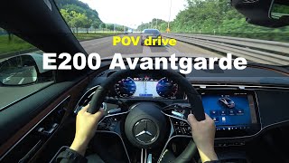 2024 Mercedes Benz E200 AVANTGARDE POV drive [upl. by Pulchia]