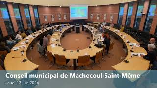 Conseil municipal de MachecoulSaintMême partie1 [upl. by Blight]