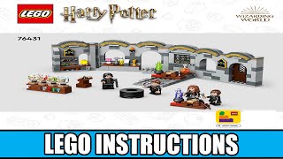 LEGO Instructions  Harry Potter  76431  Hogwarts Castle Potions Class [upl. by Mountford735]