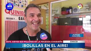 ¡Bolillas en el aire este jueves 20 millones en la Poceada Chaqueña  NOTICIERO 9 [upl. by Porter]