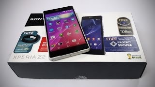 Sony Xperia Z2  Unboxing amp Hands On [upl. by Hayyim]