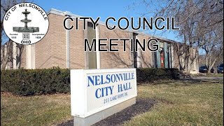 Nelsonville City Council Meeting 10282024 [upl. by Ahsitil]