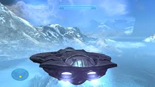 Halo Reach Mods Covenant Cruiser With Glassing Beam [upl. by Terencio]