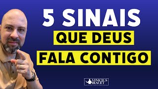 5 SINAIS QUE DEUS FALA CONTIGO  APRENDA A OUVIR A VOZ DE DEUS  Profeta Vinicius Iracet [upl. by Benis]