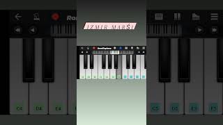 Izmir Marśi  Piano Tutorial  shorts izmirmarşı  Romilspiano [upl. by Marisa718]