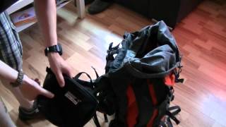 Trekkingrucksack  richtig packen einstellen und anlegen [upl. by Iilek]