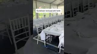 Outdoor restaurant tent [upl. by Macario302]