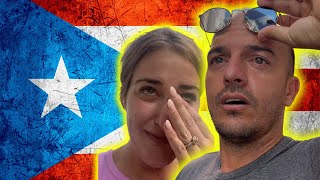 We Cried Coming Here 🥹  Emotional Cubans react to Puerto Rico [upl. by Jankell]