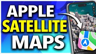 How To Change Apple Maps to Satellite View [upl. by Sitarski]