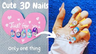 Diy Cute Nails Paper Nails Paper Craft Cute Nails Tutorial Nail Art Tutorial Cute Crafts Diy [upl. by Deegan]