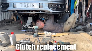 Vw T5 transporter 19tdi  clutch replacement [upl. by Nasho]